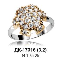Кольцо ДК-17316 восковка