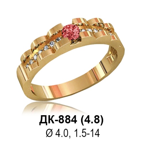 Кольцо ДК-884 восковка