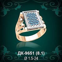 Мужской перстень ДК-9651 восковка