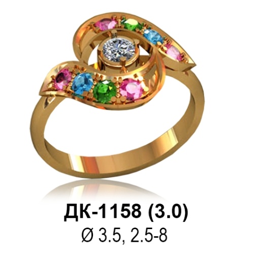Кольцо ДК-1158 восковка