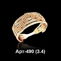 Кольцо Арт-490 восковка