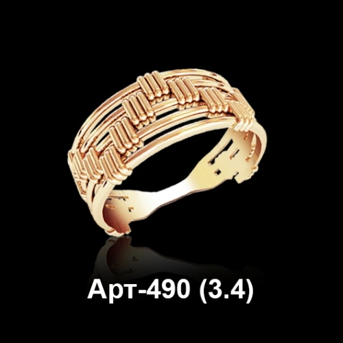 Кольцо Арт-490 восковка
