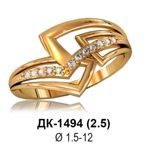 Кольцо ДК-1494 восковка