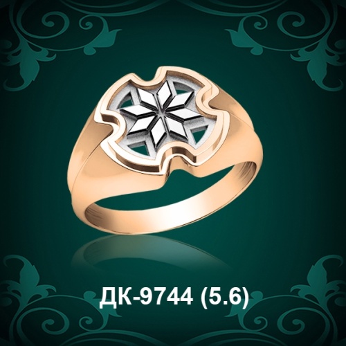 Мужской перстень "Алатырь" ДК-9744 восковка