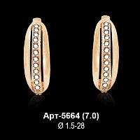 Серьги Арт-5664 восковка