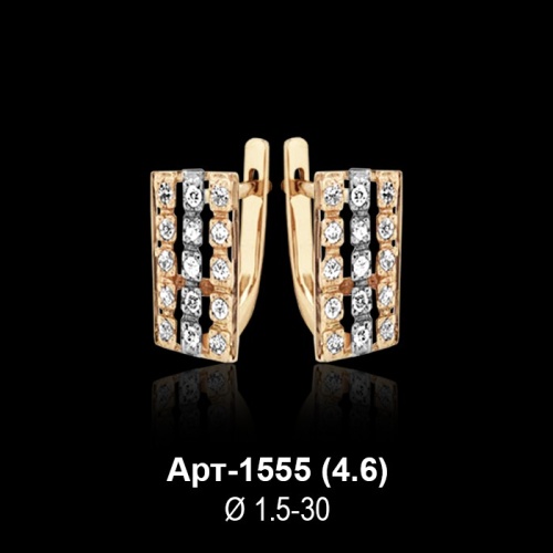 Серьги Арт-1555 восковка Серьги Арт-1555 восковка
