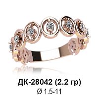 Кольцо ДК-28042 восковка