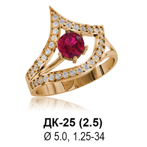 Кольцо ДК-25 восковка фото 2