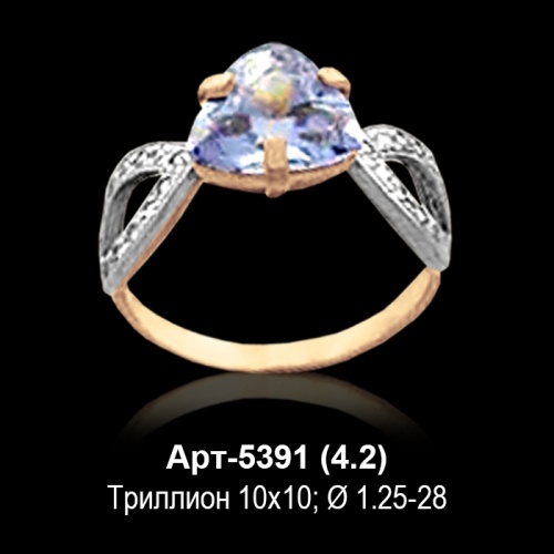 Кольцо Арт-5391 восковка