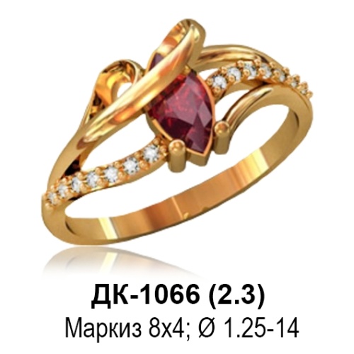 Кольцо ДК-1066 восковка