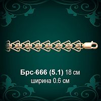 Браслет Женский "Треугольники" Брс-666 восковка