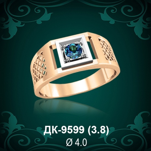 Мужской перстень ДК-9599 восковка