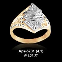 Кольцо Арт-5731 восковка