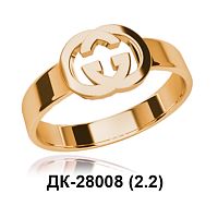 Кольцо "Шанель" ДК-28008 восковка