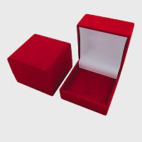 54000 Футляр для кольца (бархат) - 60х60х45 мм
