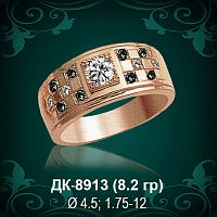 Мужской перстень ДК-8913 восковка