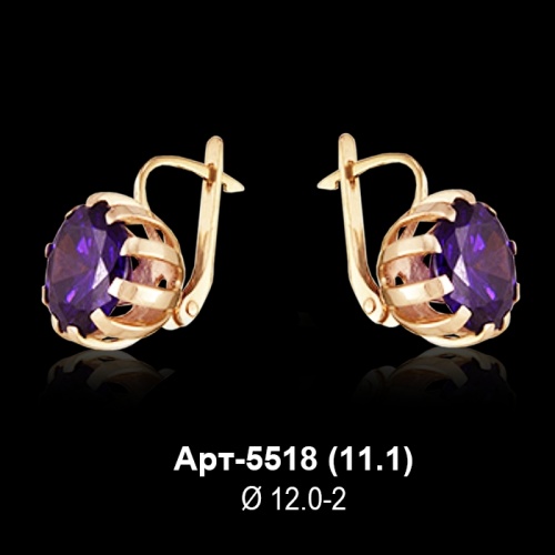 Серьги Арт-5518 восковка