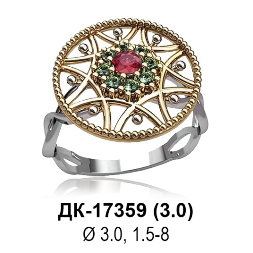 Кольцо ДК-17359 восковка