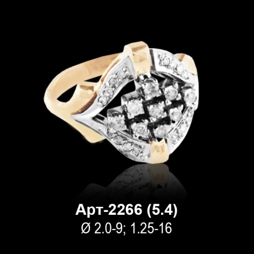 Кольцо Арт-2266 восковка