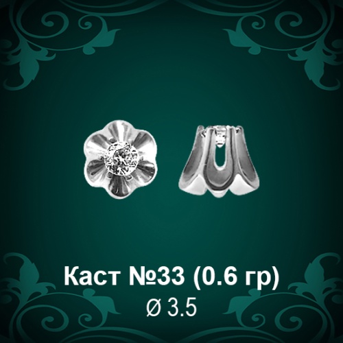Каст №33 восковка (к-т 2 шт)