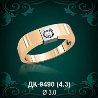 Мужской перстень ДК-9490 восковка