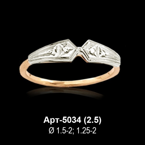 Кольцо Арт-5034 восковка