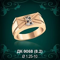 Мужской перстень ДК-9068 восковка