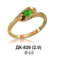 Кольцо ДК-826 восковка