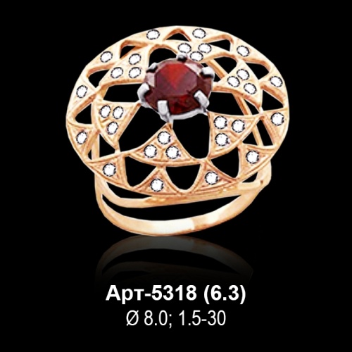 Кольцо Арт-5318 восковка Кольцо Арт-5318 восковка