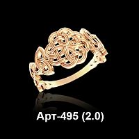 Кольцо Арт-495 восковка