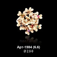 Кольцо Арт-1984 восковка