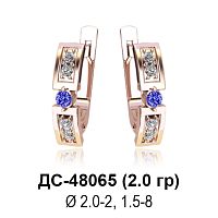 Серьги ДС-48065 восковка