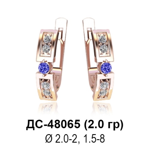 Серьги ДС-48065 восковка Серьги ДС-48065 восковка