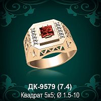 Мужской перстень ДК-9579 восковка