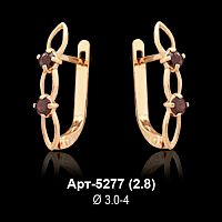 Серьги Арт-5277 восковка