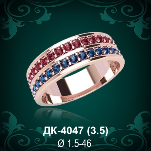Кольцо "Дорожка" ДК-4047 восковка