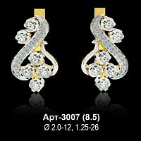Серьги Арт-3007 восковка