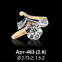 Кольцо Арт-463 восковка