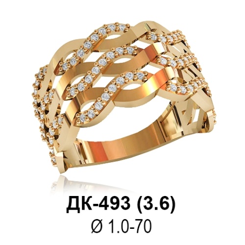 Кольцо ДК-493 восковка Кольцо ДК-493 восковка