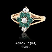 Кольцо Арт-1767 восковка
