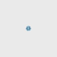 54536 Фианит Светло-Голубой - Ф2.0 мм
